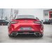 Накладки сплиттеры боковые на задний бампер на Lexus LC 500